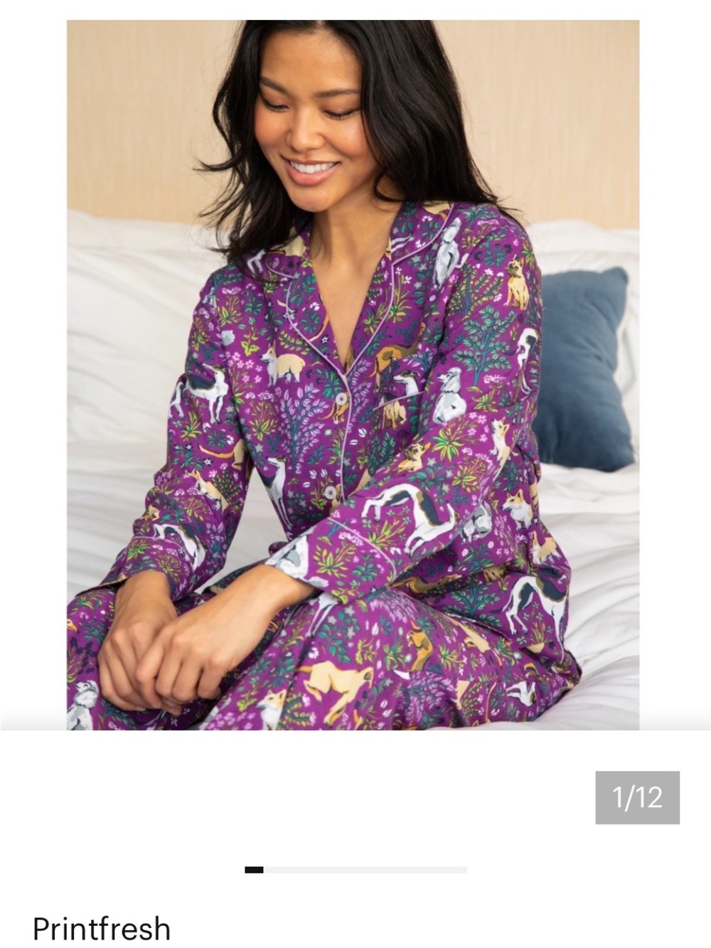 NWT!! PRINTFRESH “Must Love Dogs” pajama bottoms.